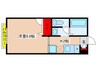ハイツＡＫＩ 1Kの間取り