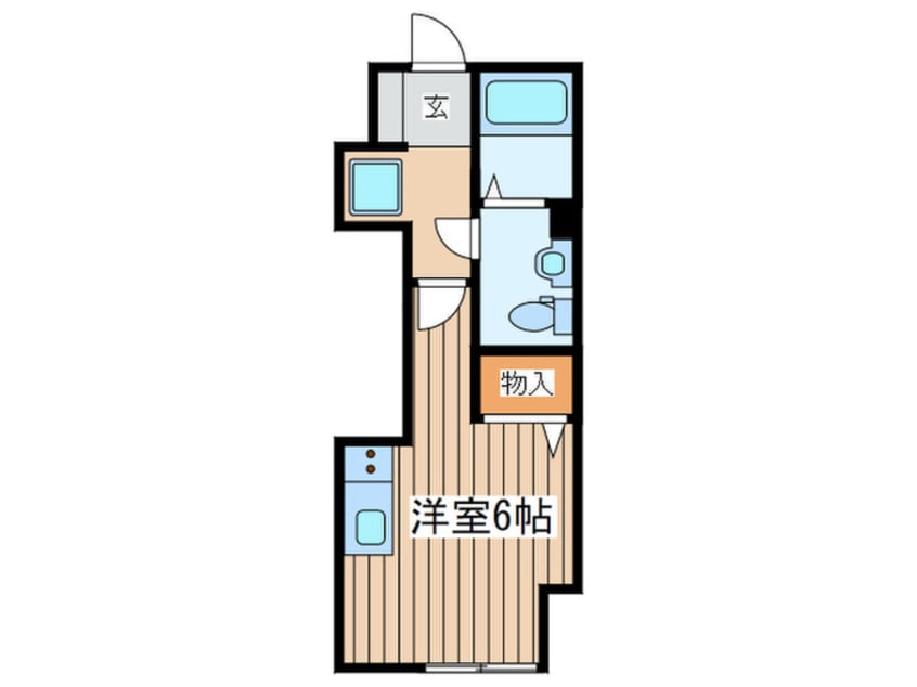 間取図 フローラ湘南茅ヶ崎