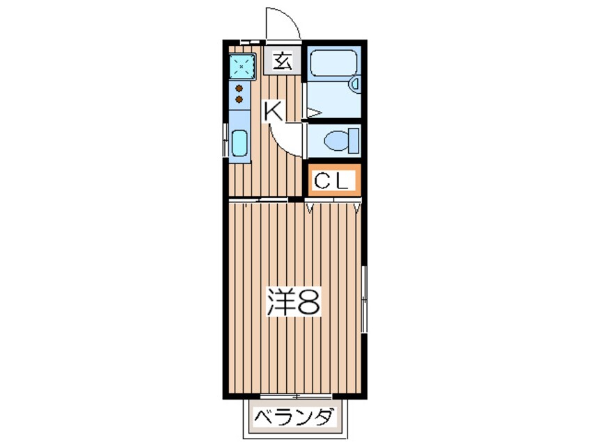 間取図 プライムハイツ