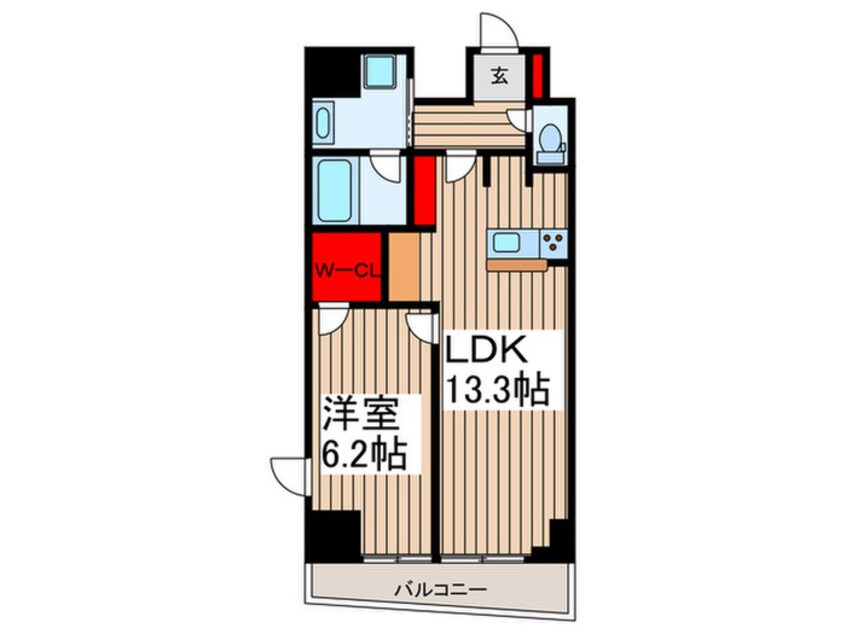 間取図 グランシエル川口