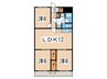 グレイスムラタ 3LDKの間取り