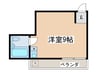 鈴木コ－ポ 1Rの間取り