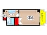 メビウスセイワ 1Kの間取り
