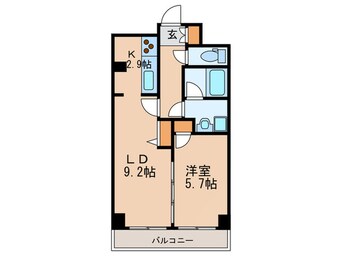 間取図 メゾン・ラフィーネ