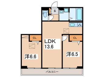 間取図 仮)ヴェルジェ