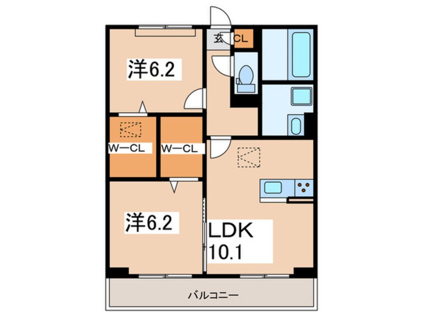 間取図 仮)ヴェルジェ