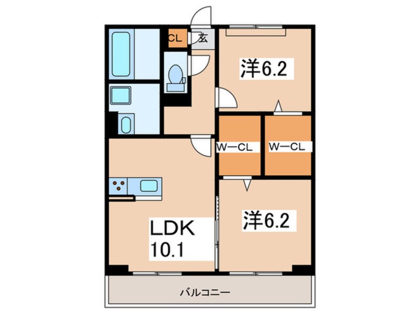 間取図 ヴェルジェ