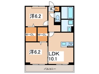 間取図 仮)ヴェルジェ