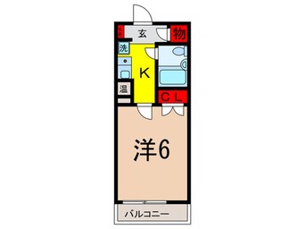 間取図 日神パレステージ中村橋(９０６)