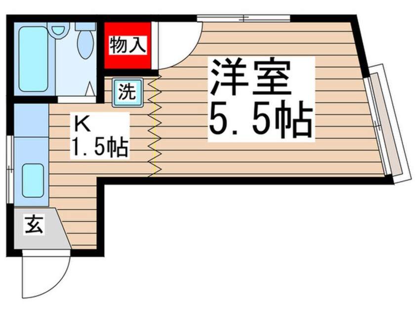 間取図 コーポ渡辺