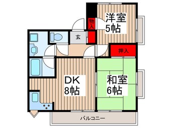 間取図 プレステージ浦和