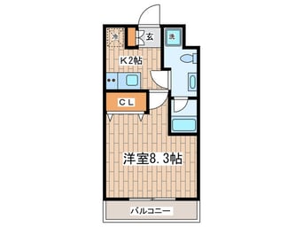間取図 スパシエ　エクレクト(502)
