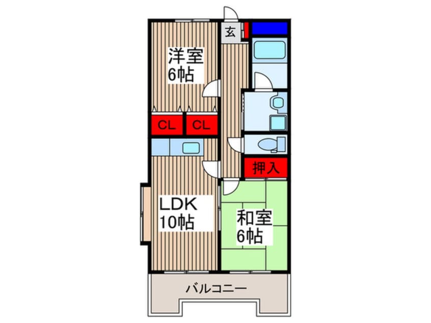 間取図 エステ－ト小手指