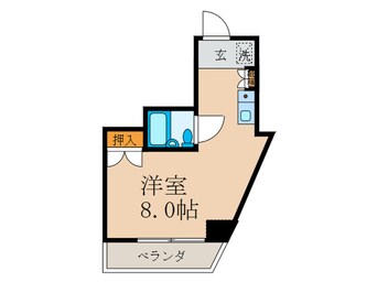 間取図 アルテハイム小岩(206)