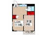 吉岡マンション 1LDKの間取り