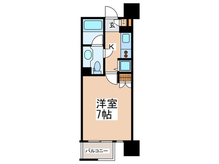 間取り図 レジディア新宿イ－ストⅡ