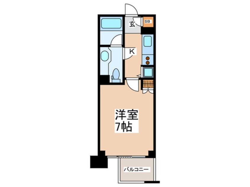 間取図 レジディア新宿イ－ストⅡ