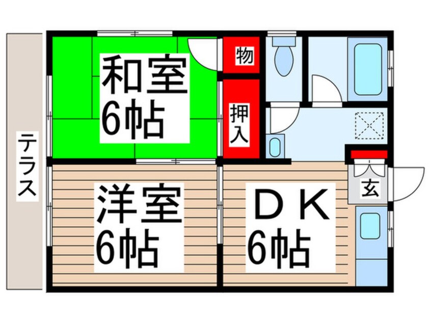 間取図 光ハイツ(1F)