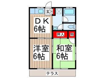 間取図 光ハイツ(1F)