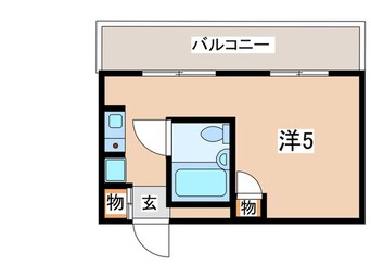間取図 トップ片倉第一(503)