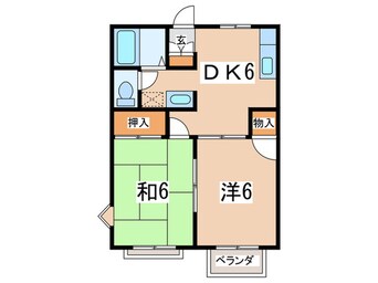 間取図 メゾンモアノ