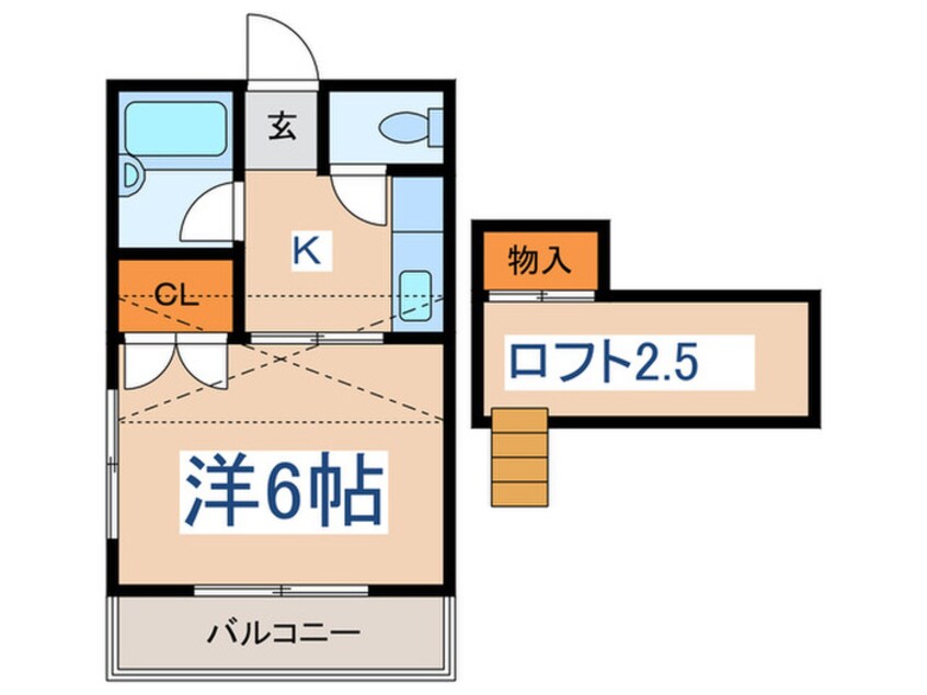 間取図 第２山崎ハイツ