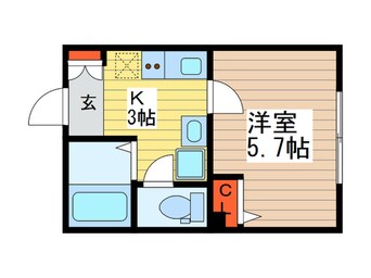 間取図 東中野プレイス