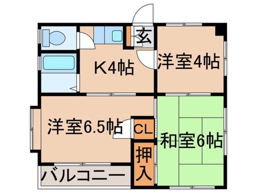 間取図 コ－ポハピネス