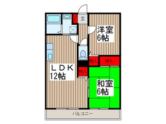 間取図 フレンズハイツＢ棟