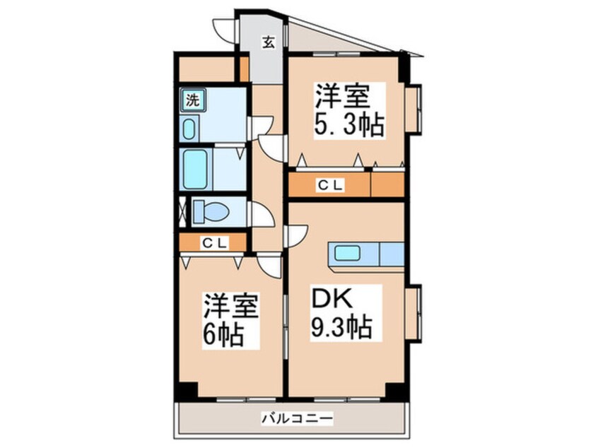 間取図 リーズヒルヨコハマ