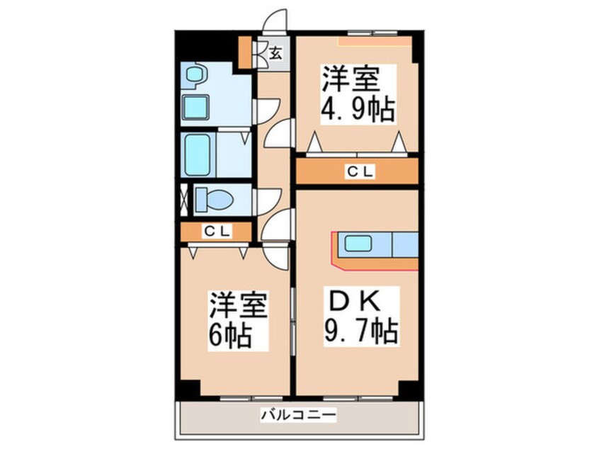 間取図 リーズヒルヨコハマ