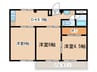 長塚ハイツⅠ 3DKの間取り