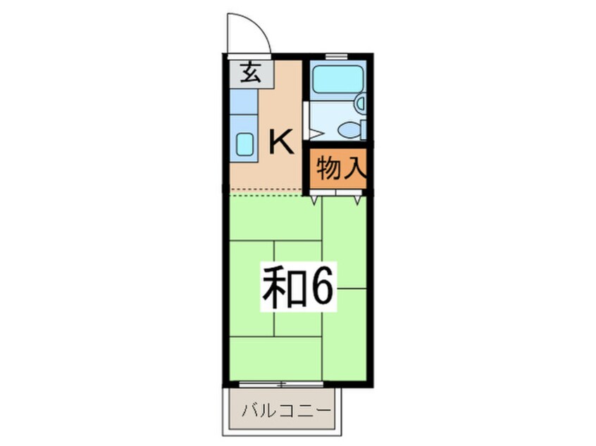 間取図 シェレ－ネ