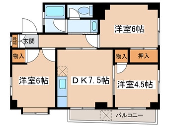 間取図 下石原プラザ
