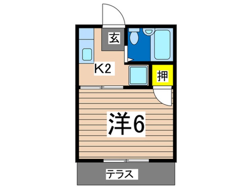 間取図 シテイハイムサンシャイン