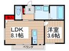 R-SIXTEEN 1LDKの間取り