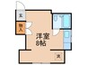 玉舎ビル 1Rの間取り