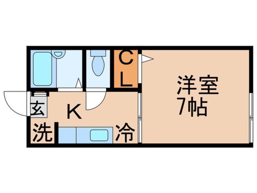 間取図 細井ハイツ2