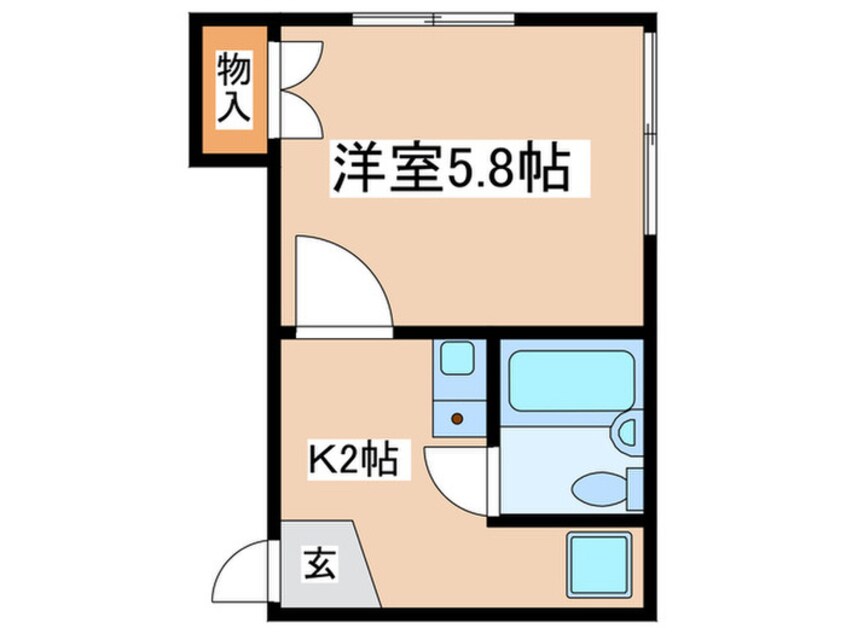 間取図 サカエコーポ