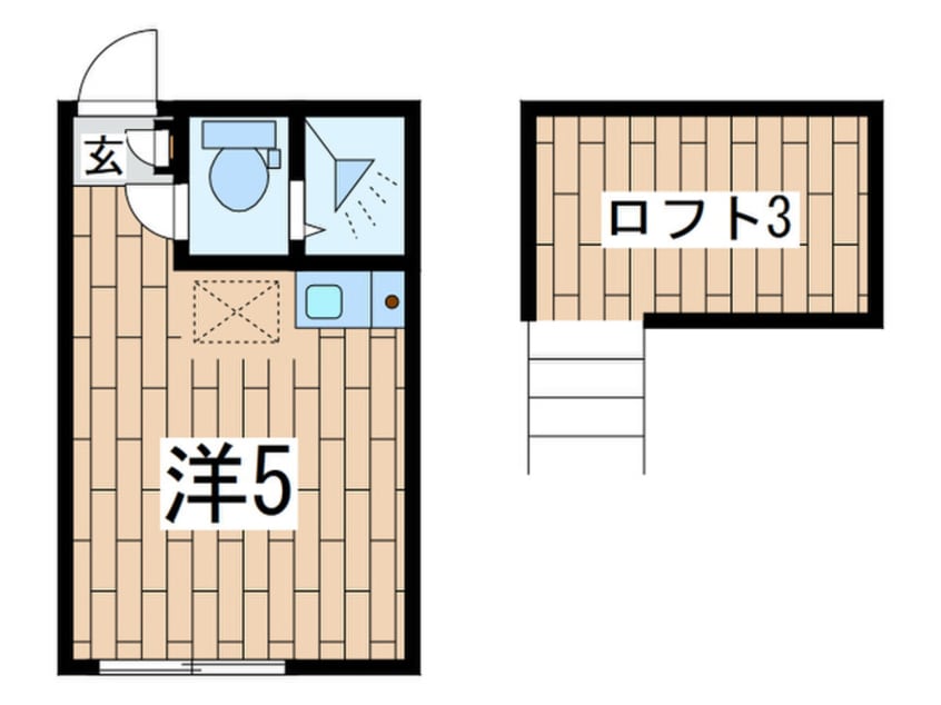 間取図 ユナイト衣笠マドレーヌの瞳