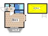 アメニティ－東戸塚 1Kの間取り