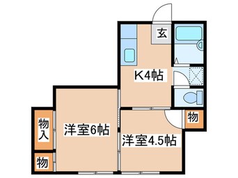 間取図 タキハイツ