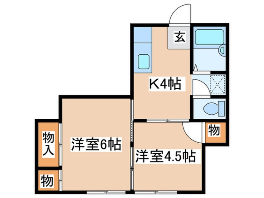 間取図 タキハイツ