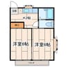 ハウス丘 2Kの間取り