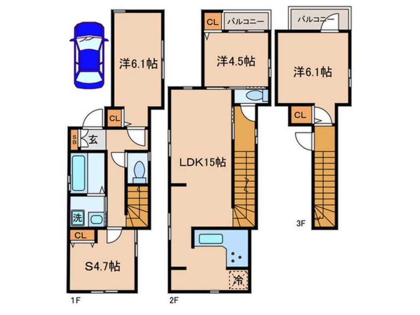 間取図 Kolet要町