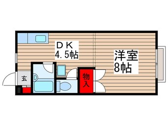 間取図 ベルメゾン鷺沼