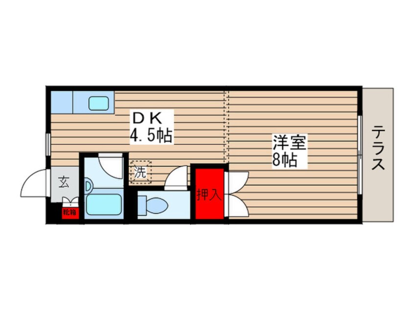 間取図 ベルメゾン鷺沼