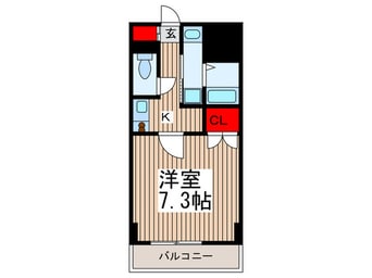 間取図 アンプルールリバーサイド