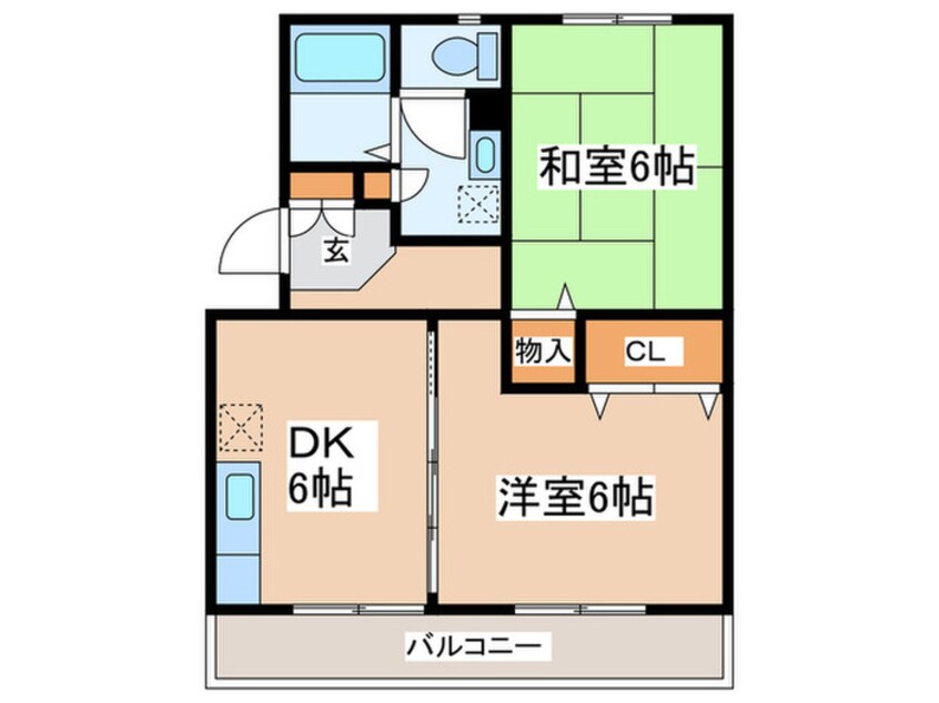 間取図 町田コープタウン８号棟