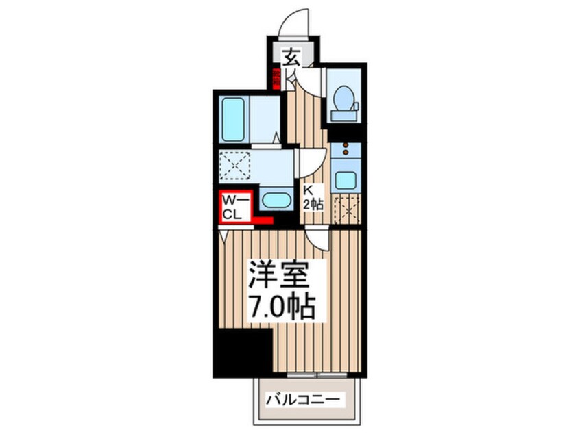 間取図 E.ステージ新御徒町